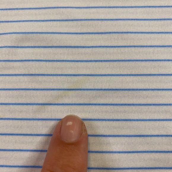 Nike Golf Tour Performance Dri Fit Polo XL White Blue Stripe Valhalla 2014 PGA - Picture 5 of 7